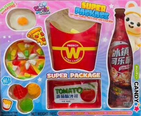 Marshmallow + Gummy+ Jam  8 Stück *141gr