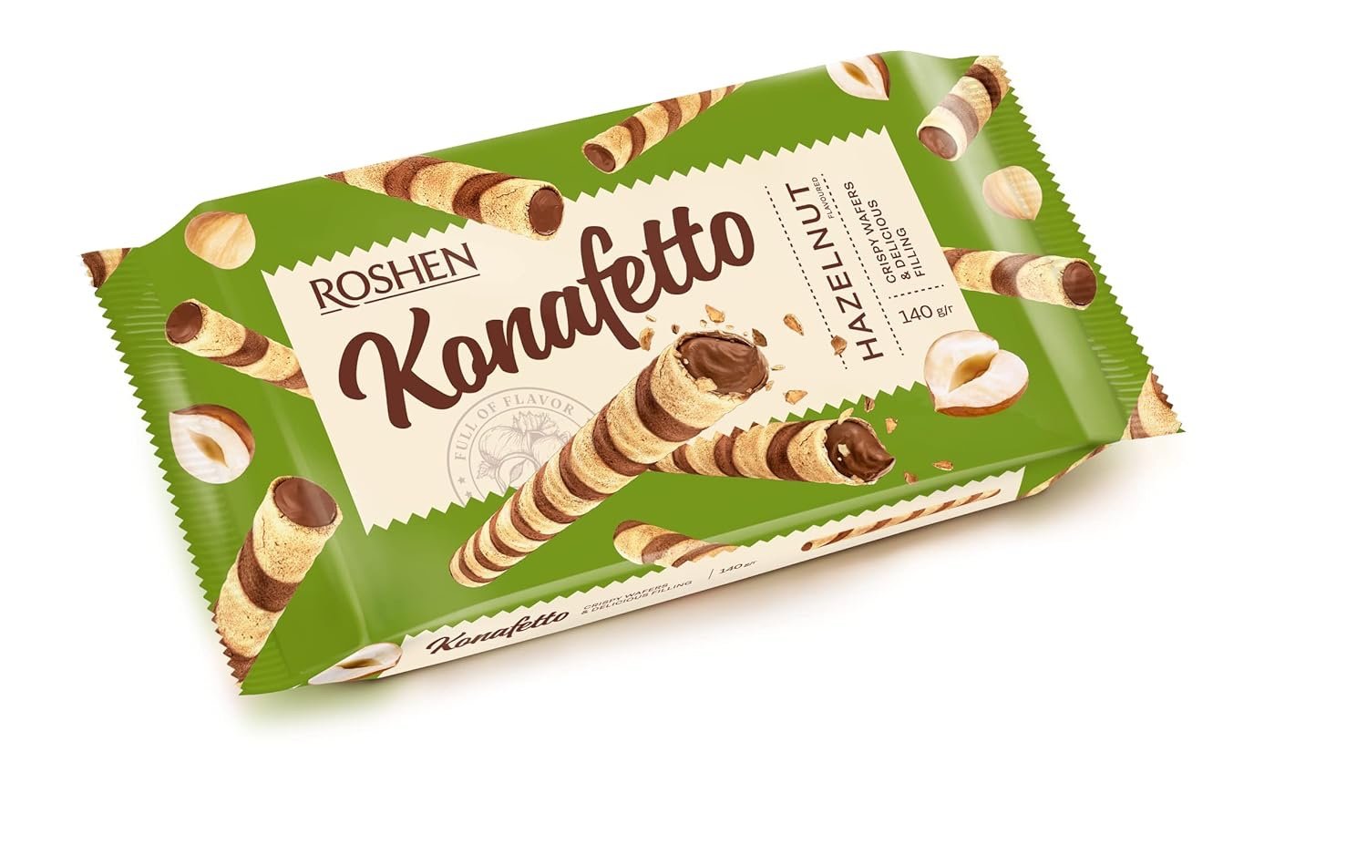 Roshen Waffelrohre Konafetto mit Milchfüllung, 15 Stück *140 g