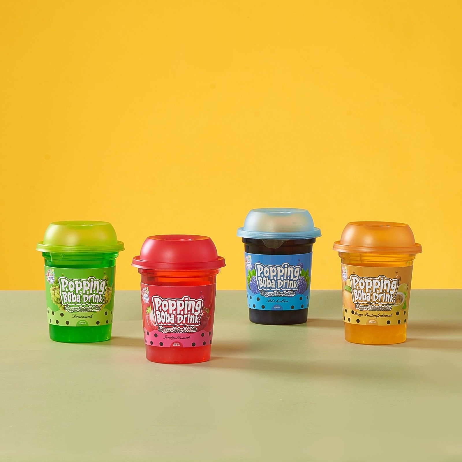 Boba Drink + Popping 24 Stück 350 ml