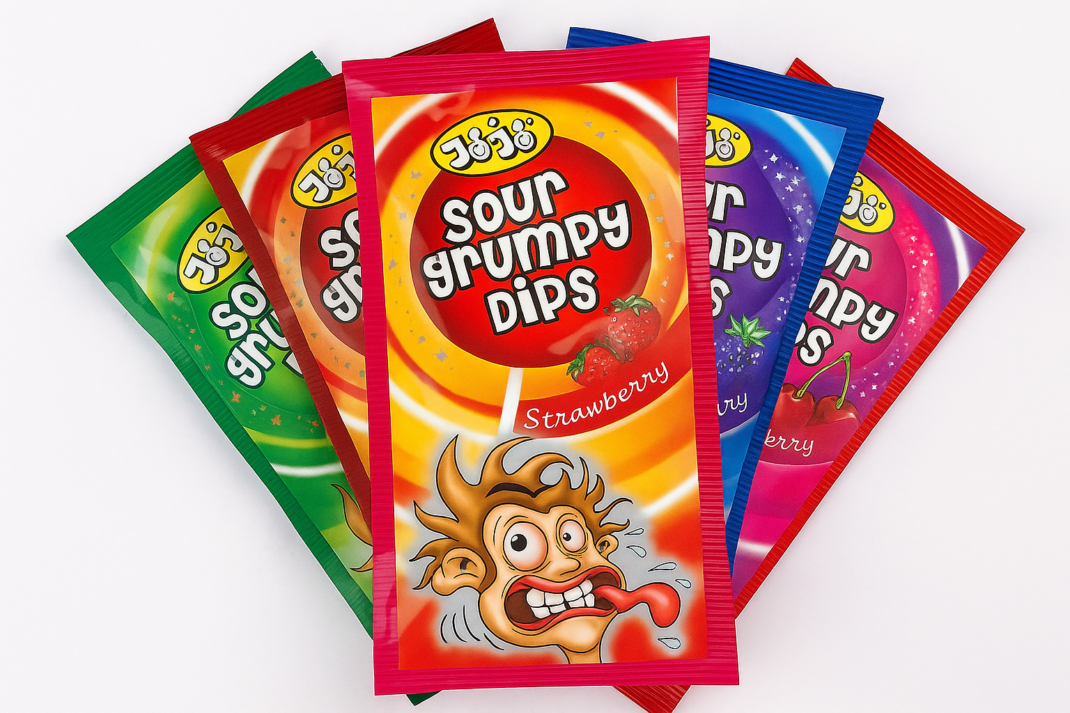 Jojo Sour grumpy Dips 36 Stück *15gr
