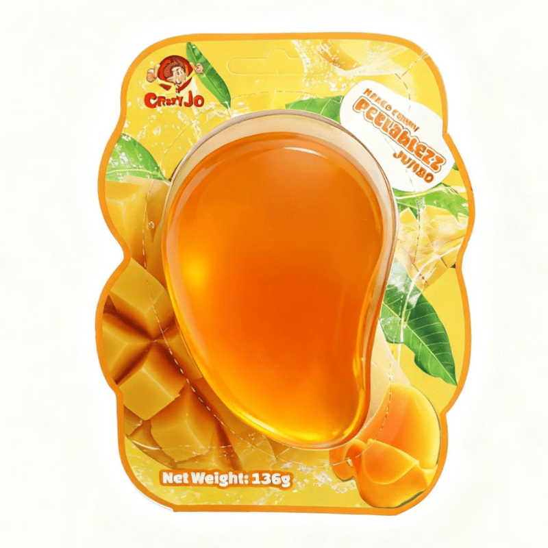 Giant Peelable Gummy frukt 12 Stück*136gr