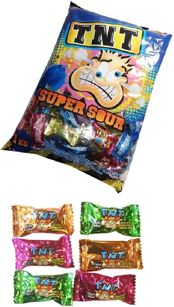 TNT Sour Chews son dulces 200 Stück