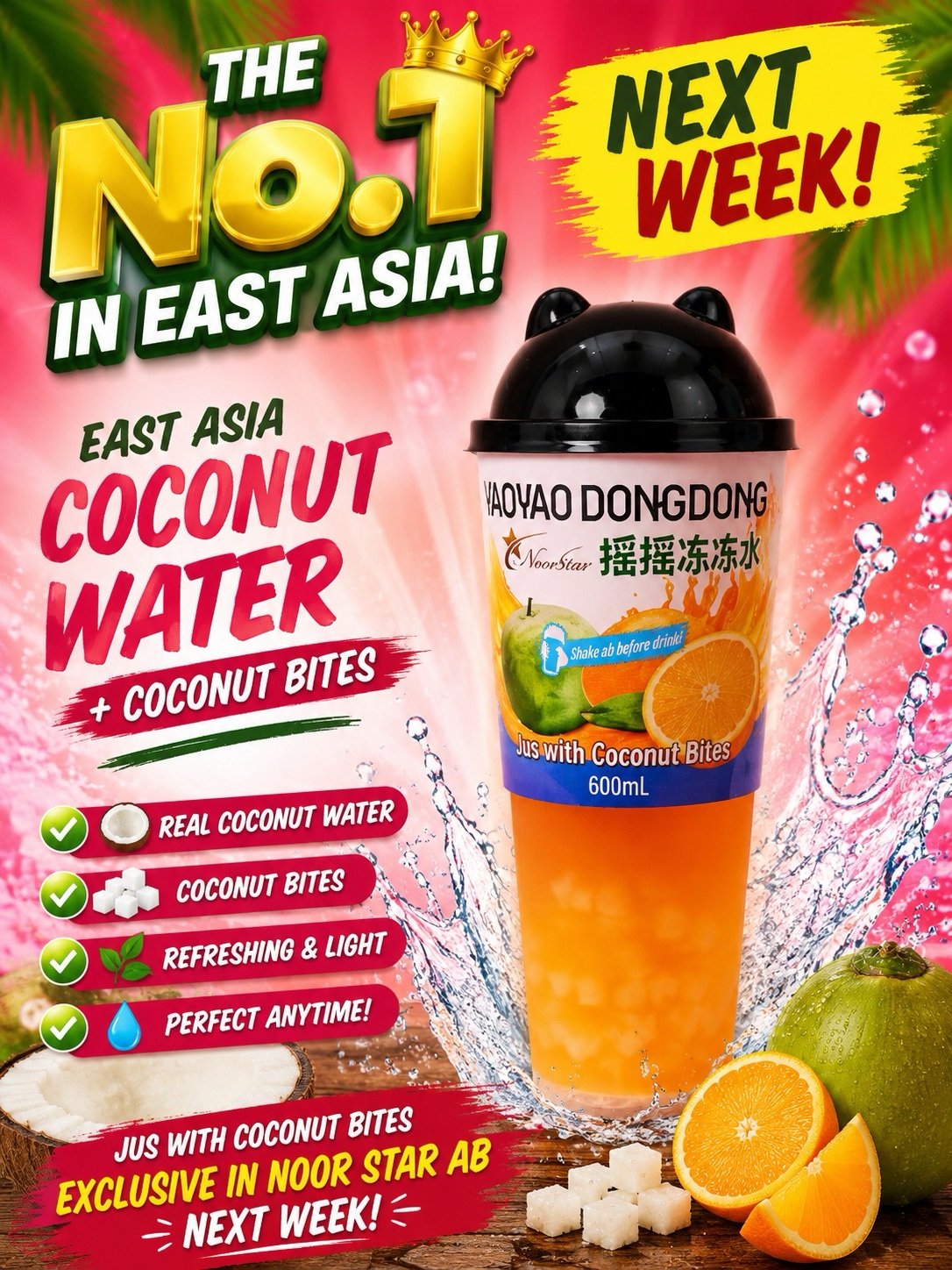 Dongdong juice 15 Stück *600ml