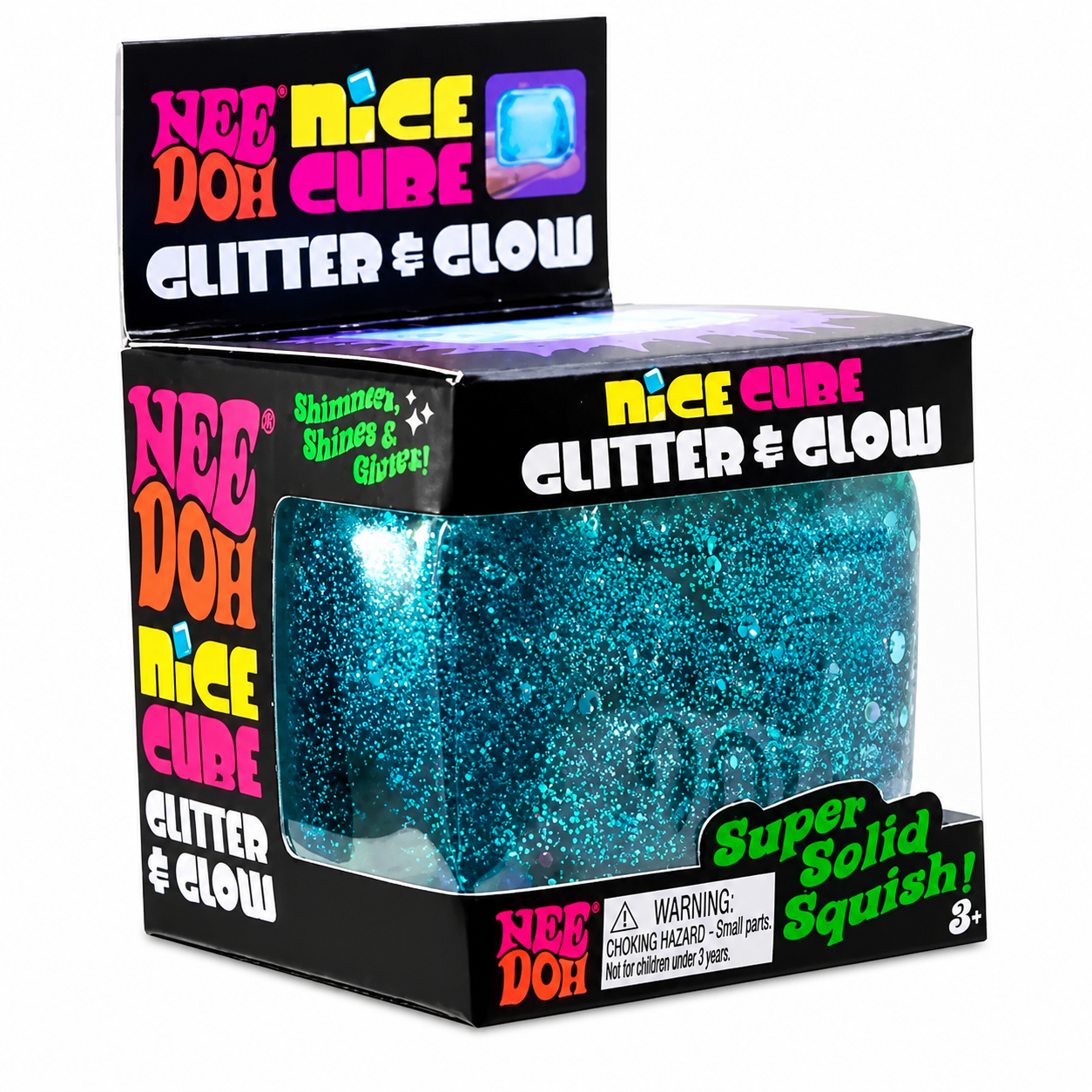 Glitter Ice Cub Squeeze 5cm * 12 Stück