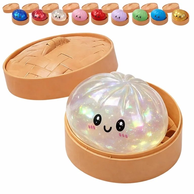 Glitter Squishy Dumplings 8.5cm * 12 Stück
