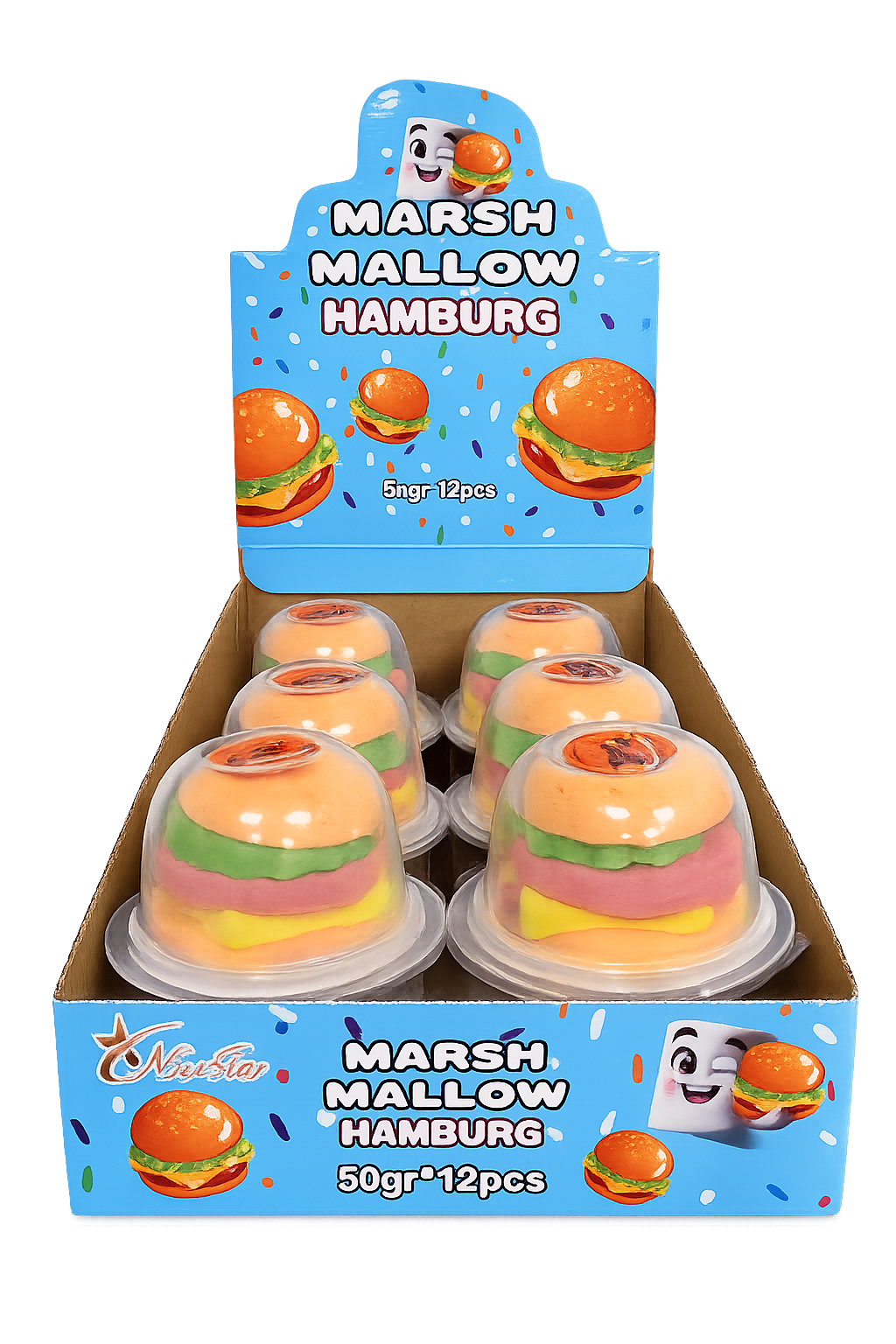 Burger marshmallows 12 Stück *50gr