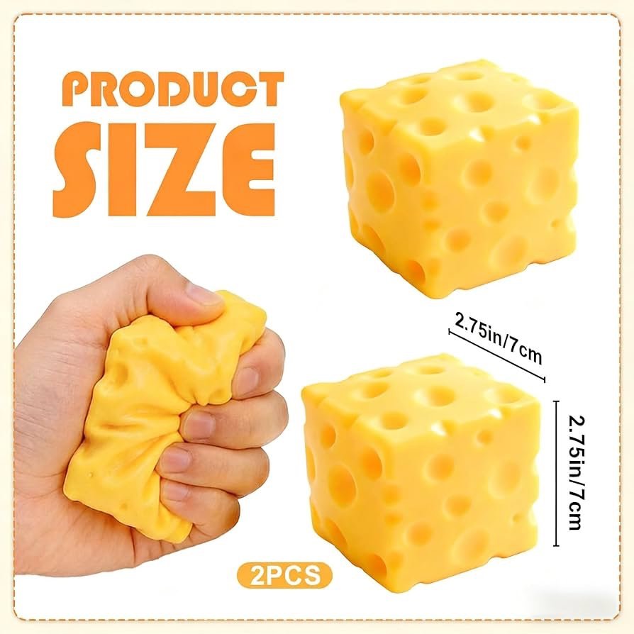 Cheese Squishy Toy 12 Stück