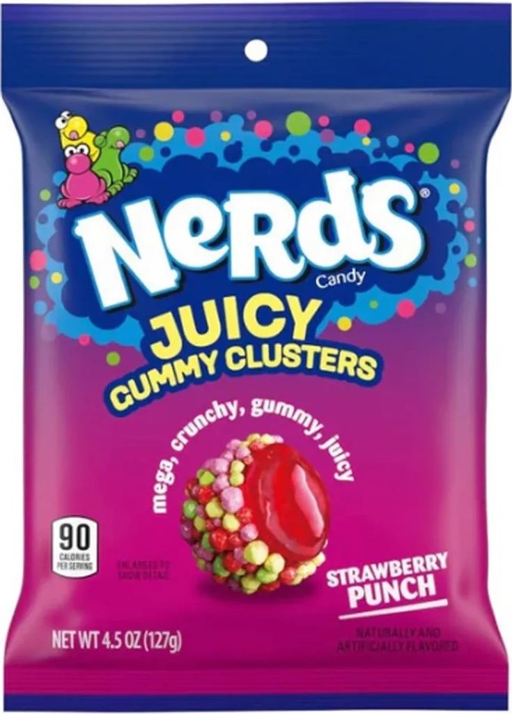 Nerds gummy clusters 12 Stück *85 Gr